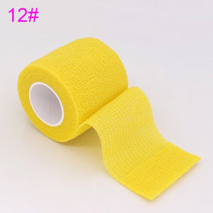 4.5m Colorful Elastoplast Self Adhesive Elastic Bandage Tom's Hug Sports Knee Finger Ankle Palm Shoulder Athletic Wrap Tape