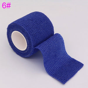 4.5m Colorful Elastoplast Self Adhesive Elastic Bandage Tom's Hug Sports Knee Finger Ankle Palm Shoulder Athletic Wrap Tape