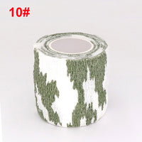 4.5m Camouflage Elastic Wrap Tape Hunt Disguise Elastoplast Self Adhesive Sports Protector Knee Finger Ankle Athletic Bandage
