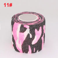 4.5m Camouflage Elastic Wrap Tape Hunt Disguise Elastoplast Self Adhesive Sports Protector Knee Finger Ankle Athletic Bandage
